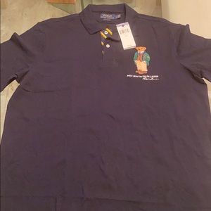 Ralph Lauren Classic Fit Polo - Polo Bear - Navy